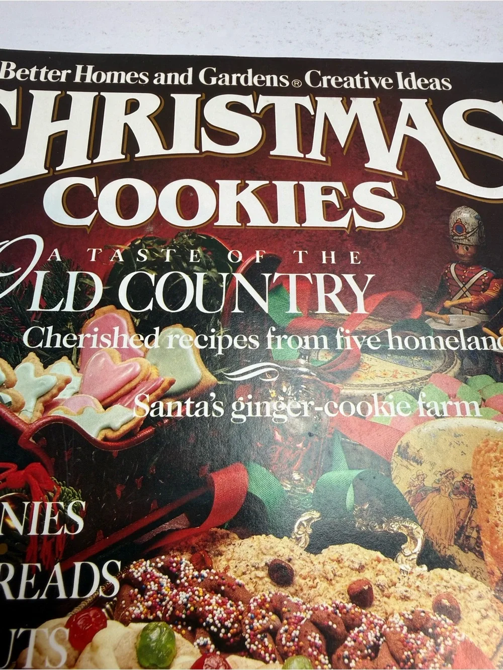 Better Homes and Gardens Christmas Cookies Magazine 1990 Holiday Recipes